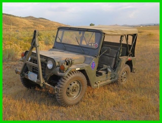 1971 Ford M151A2 Restored Military SUV, 2.3L 4-cyl, Manual Trans, 4WD 1971 Ford M151A2 Military 1/4 Ton Utility Truck