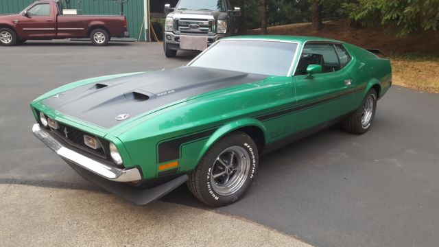1971 Ford Mustang Boss 351 4 Speed 3:91 Traction-Loc REAL DEAL NOT A CLONE 1971 Ford Mustang