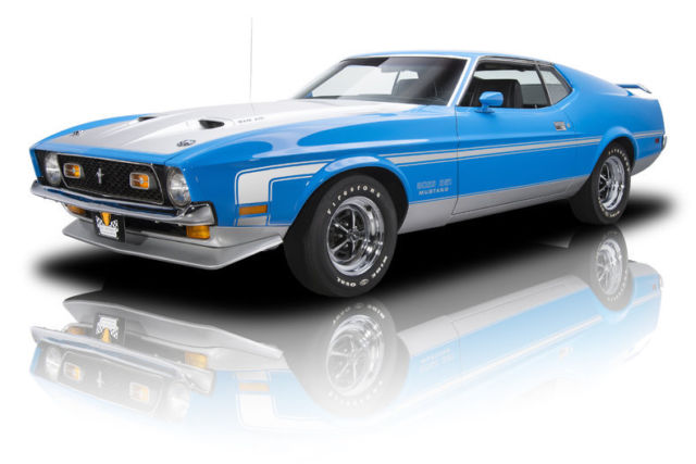 1971 Ford Mustang Boss 351 48184 Miles Grabber Blue Coupe 351 V8 4 Speed Manual 1971 Ford Mustang Boss 351