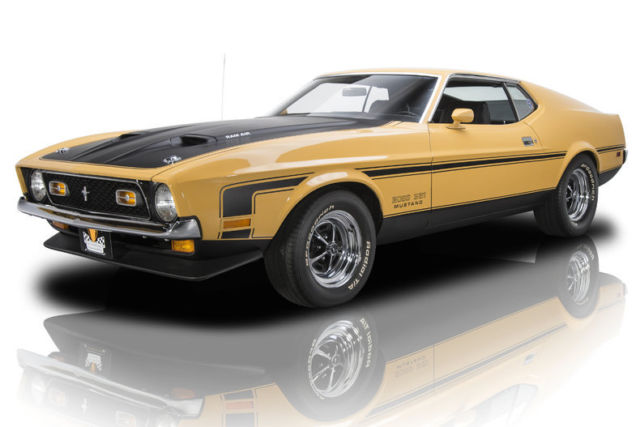 1971 Ford Mustang Boss 351 78,704 Miles Medium Yellow Gold Coupe 351 V8 4 Speed 1971 Ford Mustang Boss 351