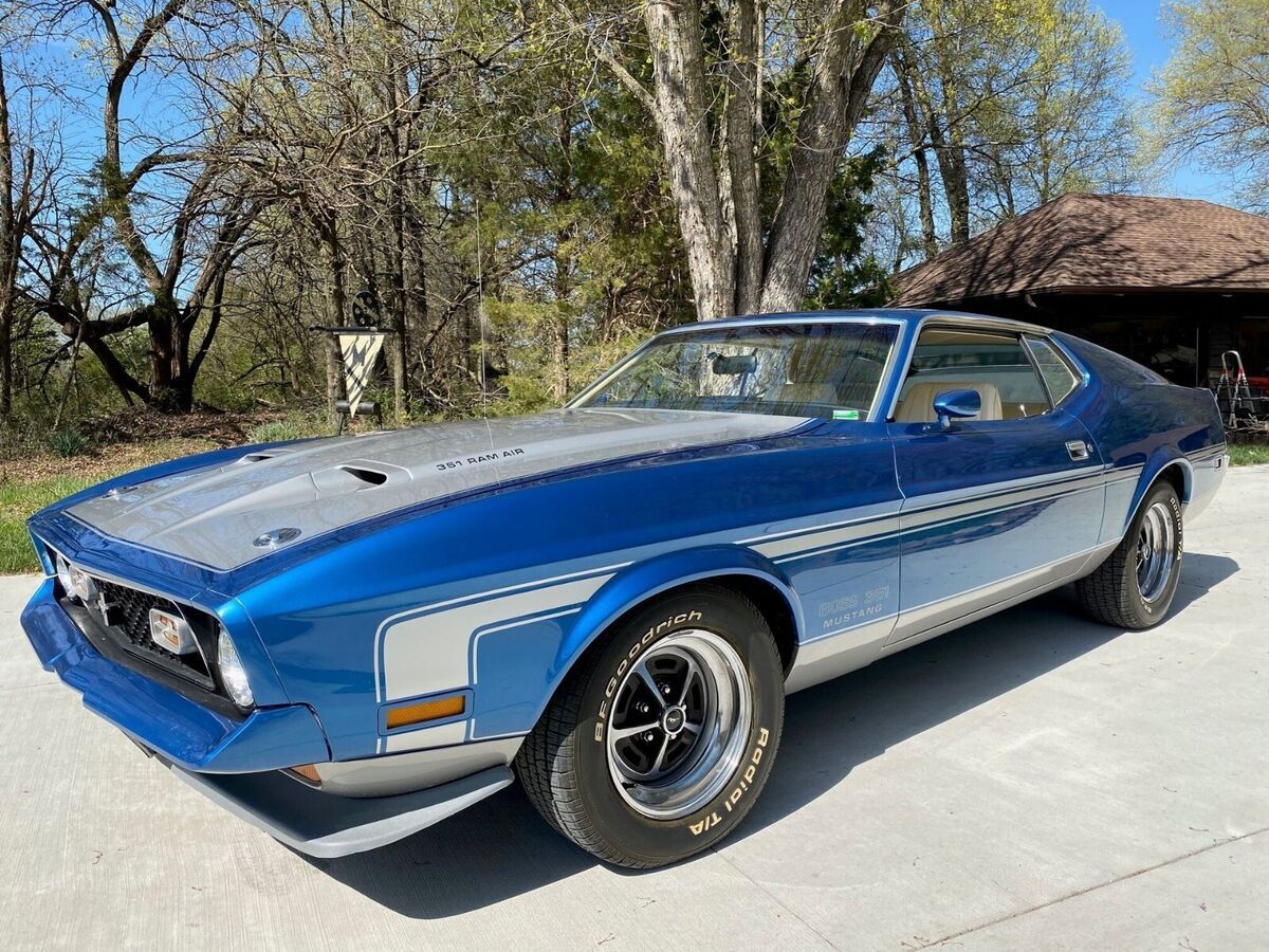 1971 Ford Mustang Boss 351 With a Four-Speed 1971 Ford Mustang