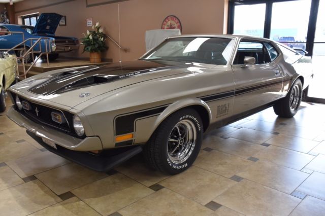 1971 Ford Mustang Mach 1 351CI 4-Speed 0 Grey 1971 Ford Mustang Mach 1 351CI 4-Speed