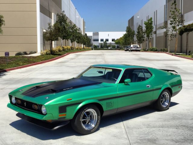 1971 Ford Mustang Mach 1 429 Cobra Jet Ram Air Rare CJ Export Car At No Reserve 1971 Ford Mustang