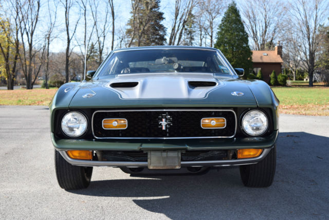 1971 Ford Mustang Mach 1 429 Cobra Jet RamAir 4 Speed Matching Numbers One Owner 1971 Ford Mustang Ram-Air 4 Speed Matching Numbers