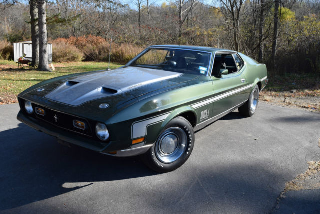 1971 Ford Mustang Ram-Air 4 Speed Matching Numbers - photo 2