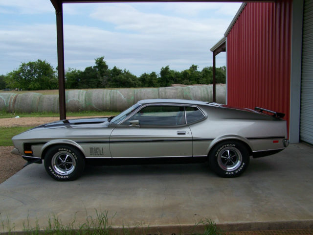 1971 Ford Mustang Mach 1 Cobrajet, Numbers Matching, 1 of 1 Car 1971 Ford Mustang