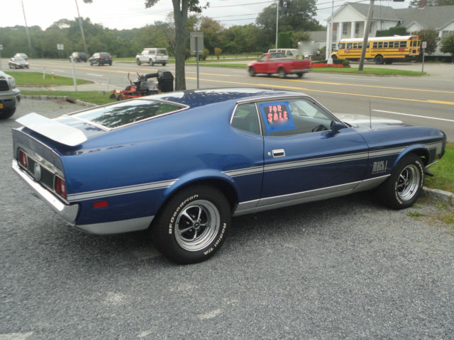 1971 FORD MUSTANG MACH 1 FASTBACK ENGINE CODE M 351 CI MANUAL TRANSMISSION 1971 Ford Mustang FASTBACK