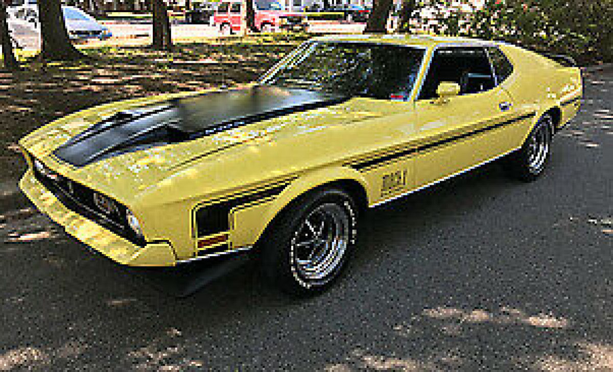 1971 FORD MUSTANG MACH 1, FRESH RESTORATION, 351 CLEVELAND, AUTOMATIC 1971 Ford Mustang