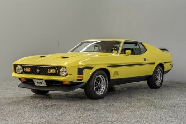 1971 Ford Mustang Mach I 48929 Miles Grabber Yellow Coupe 351ci 3-Spd Auto 1971 Ford Mustang Mach I