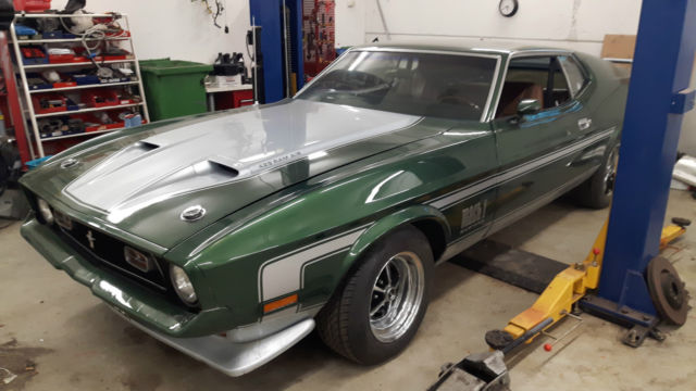 1971 Ford Mustang Mach I sportback 2-Door 7.0L SuperCobraJet J-Code 1971 Ford Mustang