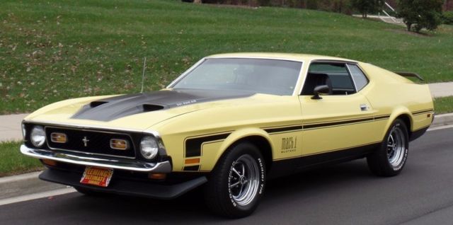 1971 Ford Mustang Mach1 Flemings Ultimate Garage 1971 Ford Mustang Mach1