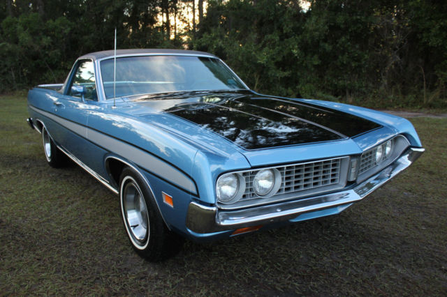 1971 Ford Ranchero - Classic Truck - 351 Cleveland V8 - Automatic, A/C Excl Cond 1971 Ford Ranchero