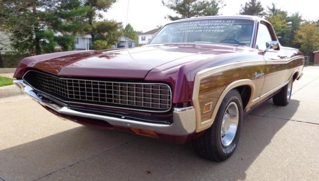 1971 FORD RANCHERO ROTISSERIE RESTORED 70,632 Miles BURGANDY 429 COBRA JET Auto 1971 Ford Ranchero ROTISSERIE RESTORED