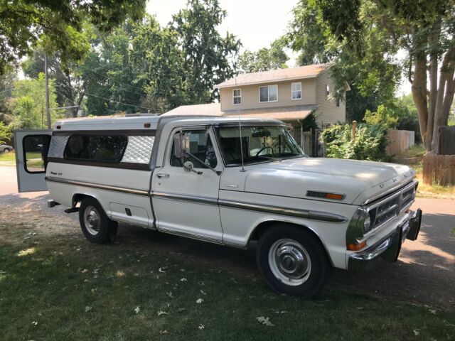 1971 Ford Ranger XLT Camper Special with Custom Camper KiT 1971 Ford F-250