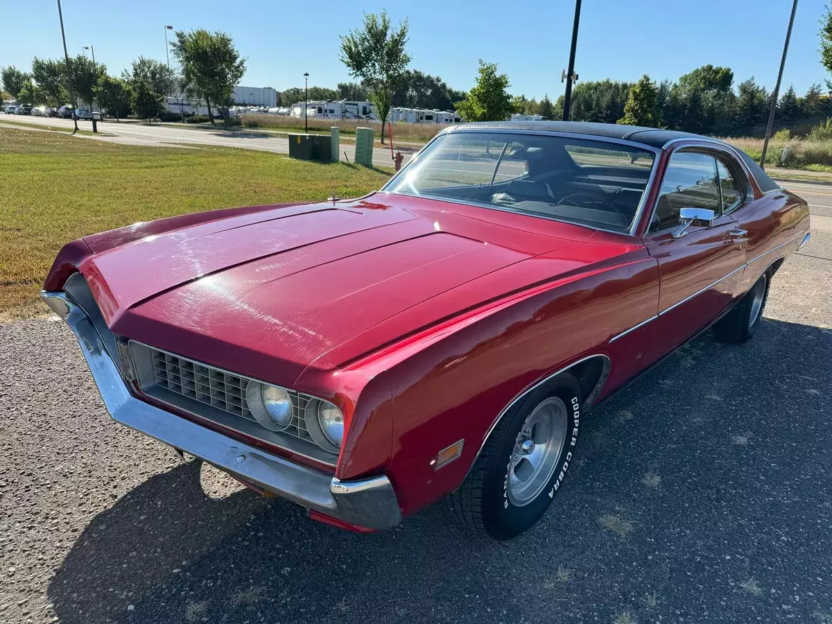 1971 Ford Torino 500, Red & Black, Mag Alloy wheels, RUNS AMAZING turn key ready 1971 Ford Torino