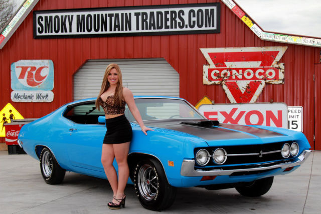 1971 Ford Torino Cobra Jet 429 FREE SHIPPING Four Speed PS Marti Report 1971 Ford Torino 429 Cobra Jet