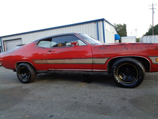 1971 FORD TORINO GT 351 C AUTO TITLE!!! 57,000 miles PROJECT MATCHING # 1971 Ford Torino