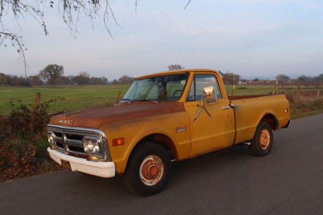 1971 GMC c10 pickup shortbed fleet side original paint 1971 Chevrolet C-10