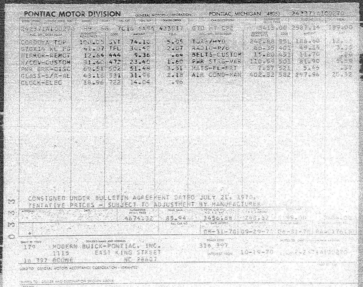 1971 Pontiac GTO - photo 2