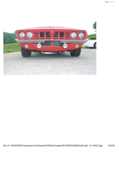 1971 Plymouth Barracuda Coupe - photo 3