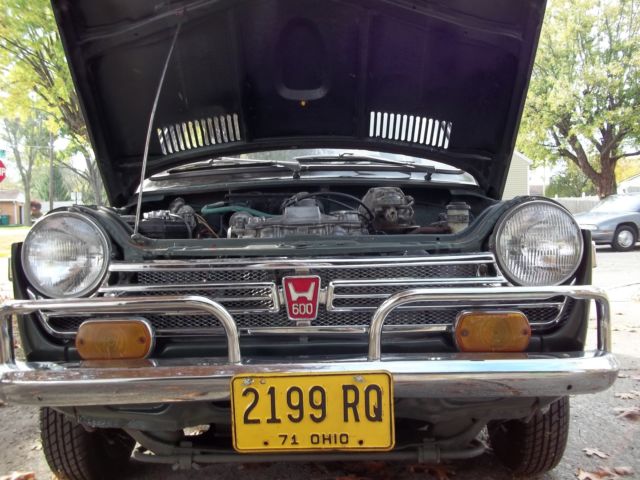 1971 Honda AN600 Sedan RARE Microcar Coupe 600cc Low Miles One of a Kind 1971 Honda Other