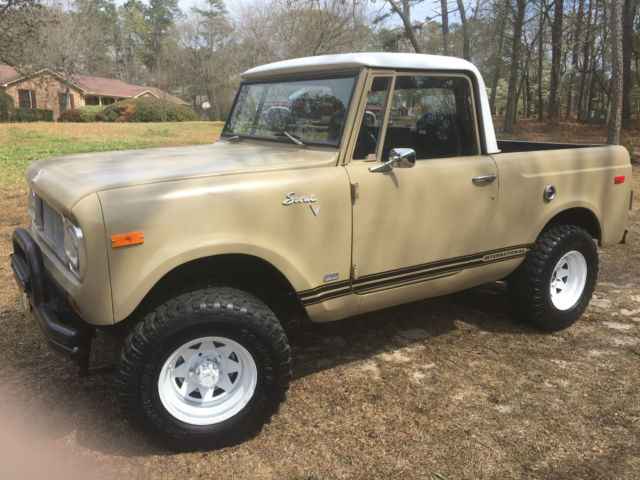 1971 International Harvester Scout 800B Truck Half Cab V8 1971 International Harvester Scout Half Cab Pickup 800B Scout