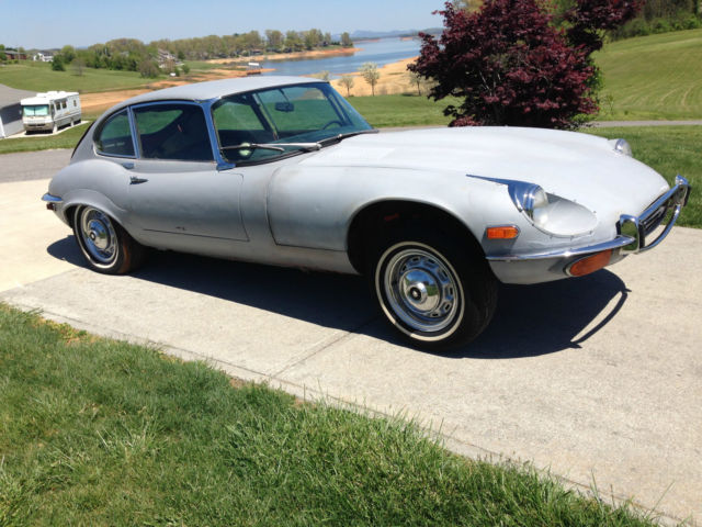 1971 Jaguar E-type XKE 2+2 coupe Factory Signal Red car 1971 Jaguar E-Type