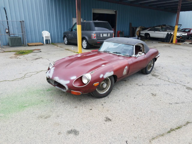 1971 Jaguar E-type XKE Roadster Matching Numbers Southern Car Ready to Restore 1971 Jaguar E-Type Roadster