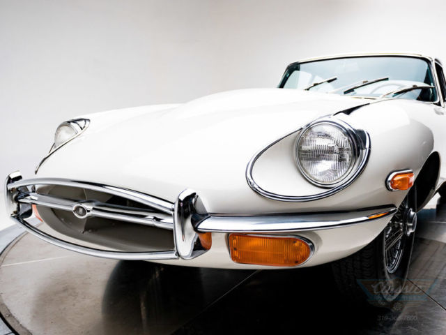 1971 Jaguar XKE 4.2 Liter DOHC Inline 6 4 Speed Manual Coupe Old English White 1971 Jaguar XK --