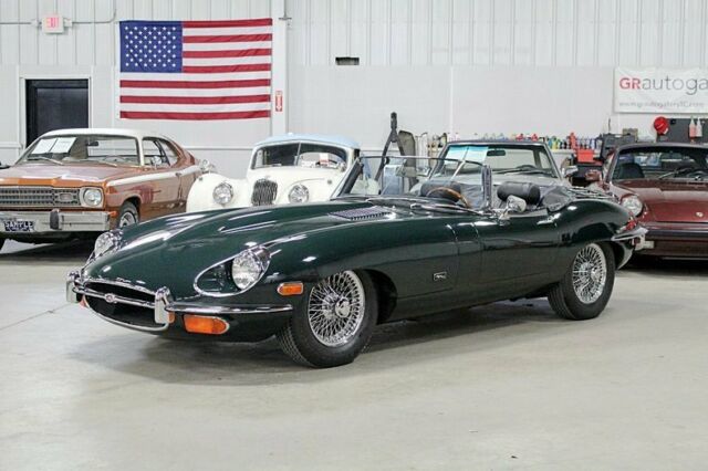 1971 Jaguar XKE Series II Roadster 39699 Miles Green Convertible 4.2L 6-Cylinder 1971 Jaguar XKE Series II Roadster