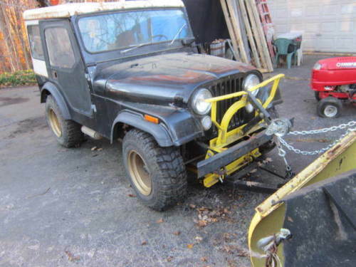 1971 JEEP DAUNTLESS 6 V RARE WITH PLOW 1971 Jeep CJ