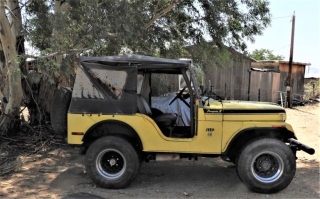 1971 Jeep Renegade II Baja Yellow V6 CJ 1971 Jeep CJ Renegade II Baja Yellow