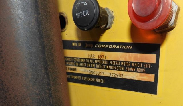 1971 Jeep CJ Renegade II Baja Yellow - photo 8