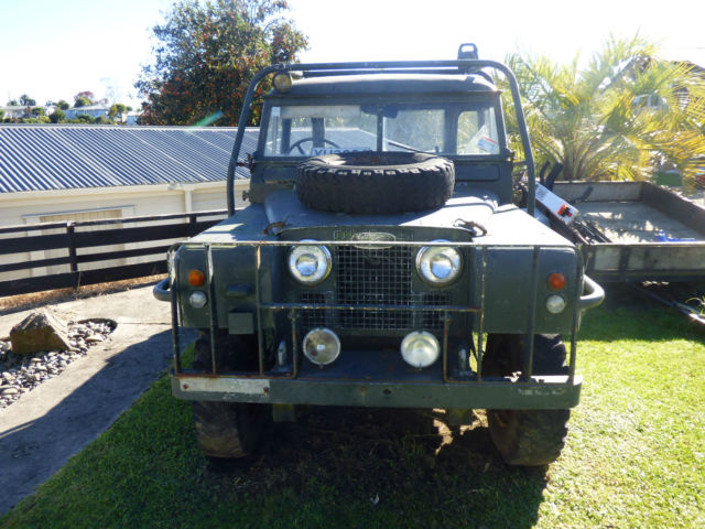 1971 Land Rover series 2a 88" (skippy) ex New Zealand army, rare nz built 1971 Land Rover Series 2a skippy 88" green
