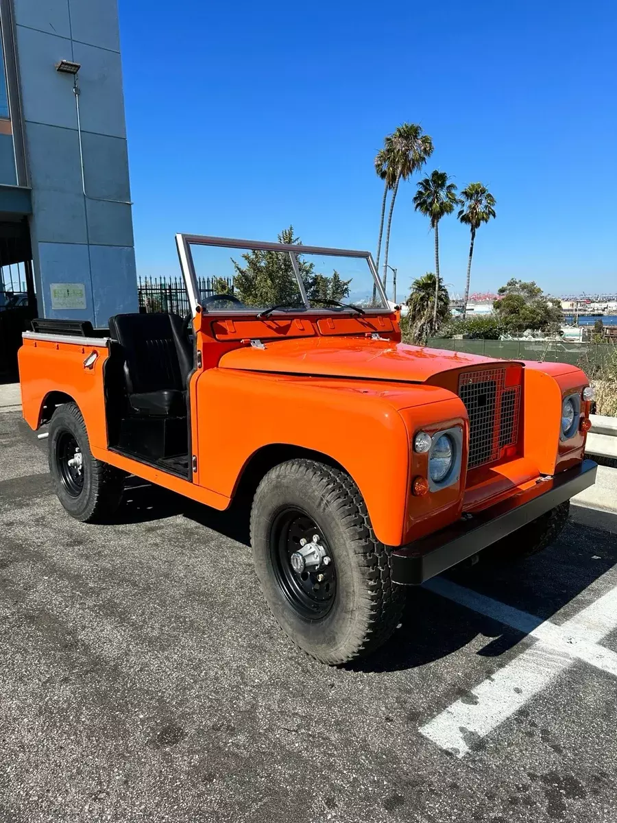 1971 Land Rover Series II Orange 4WD Manual 1971 Land Rover Series II