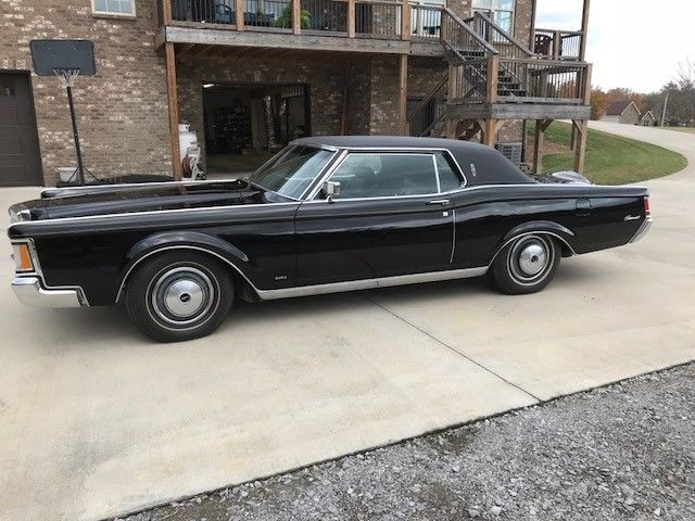 1971 LINCOLN CONTINENTAL MARK lll W/ 16K ORIGINAL MILES TRIPLE BLACK 19710000 Lincoln Continental MARK 3