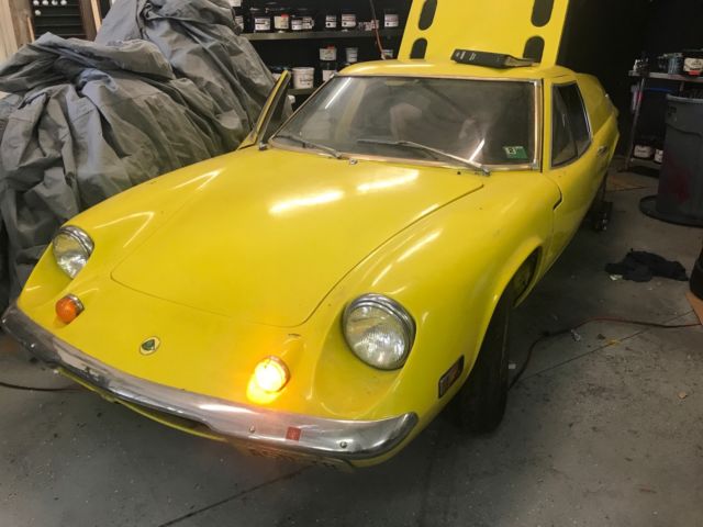 1971 Lotus Europa S1 American Model 1565cc Renault Engine 1971 Lotus Other