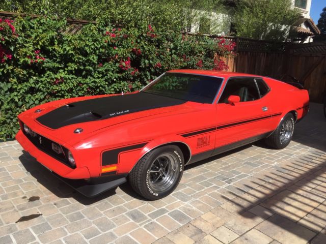 1971 Mach 1, full restoration, number matching 1971 Ford Mustang Mach 1