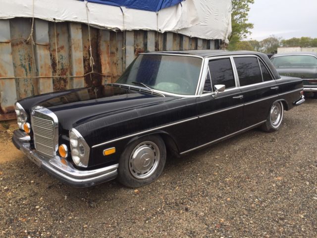 1971 Mercedes 300SEL 4.5 US Delivery Factory Black/Cognac No Reserve RARE! 1971 Mercedes-Benz 300-Series