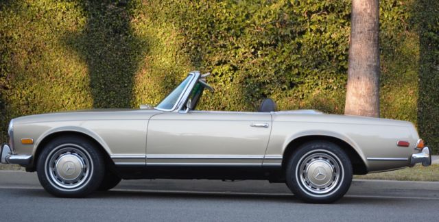 1971 Mercedes Benz 280 SL 90,692 Miles Champagne 1971 Mercedes-Benz SL-Class