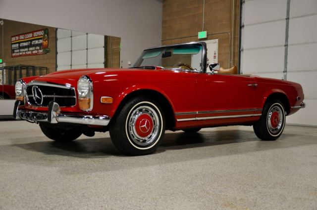 1971 MERCEDES-BENZ 280 SL - Beautiful Condition - Factory 4-Speed & Factory AC! 1971 Mercedes-Benz SL-Class 280 SL