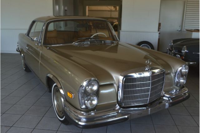 1971 Mercedes Benz 280SE 3.5 51293 Miles TUNIS BEIGE COUPE 8 CYLINDER MANUAL 1971 Mercedes-Benz 200-Series 3.5