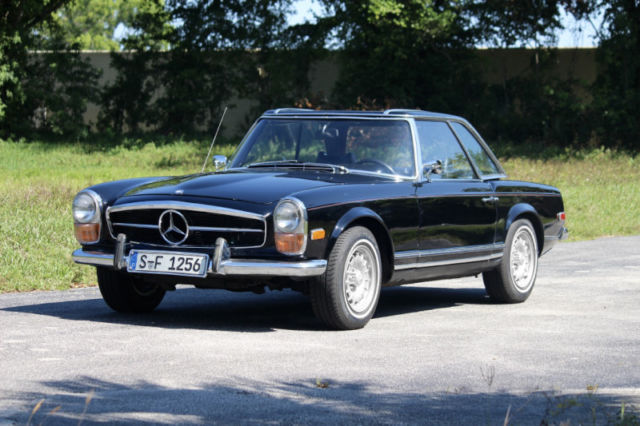 1971 Mercedes Benz 280SL DB040 Black with A/C 1971 Mercedes-Benz SL-Class