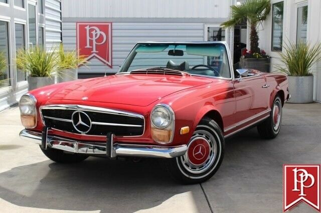 1971 Mercedes-Benz 280SL Roadster 20891 Miles Signal Red 1971 Mercedes-Benz SL-Class Roadster
