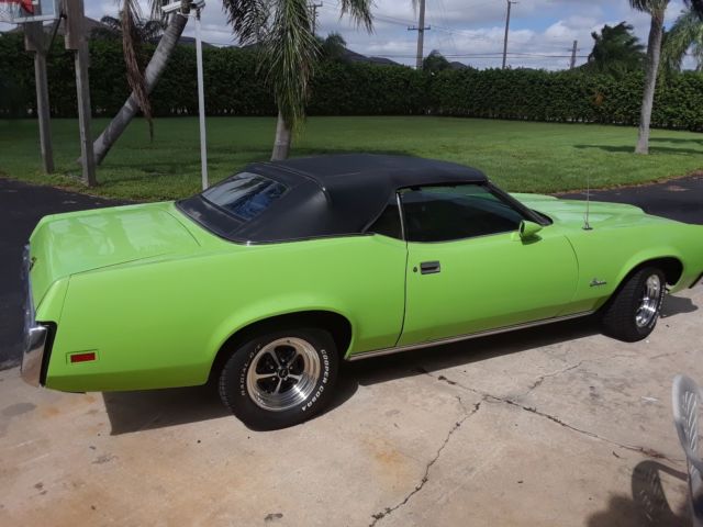 1971 Mercury cougar XR7 convertible marti report 1971 Mercury Cougar convertible xr7