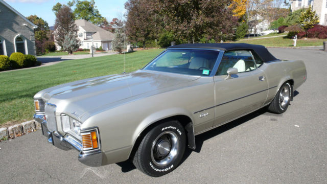 1971 MERCURY COUGAR XR7 CONVERTIBLE SHOW CAR RESTORED PERFECT LIKE FORD MUSTANG 1971 Mercury Cougar