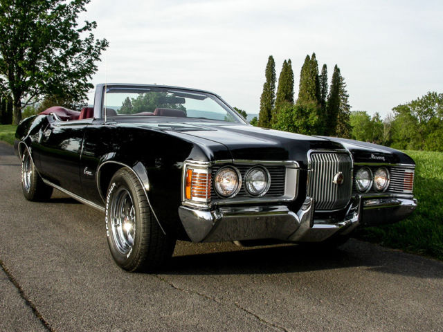 1971 Mercury Cougar XR7 Convertible...Black Beauty!! 1971 Mercury Cougar XR7