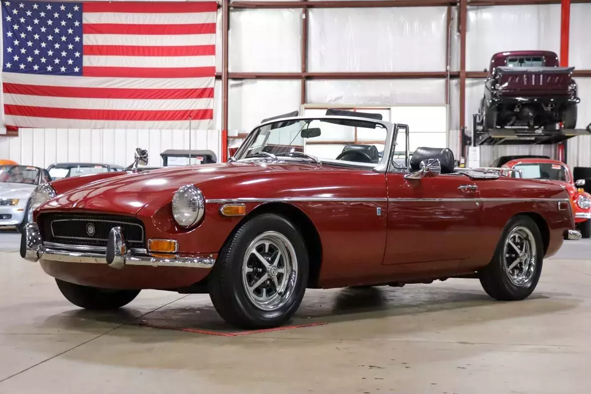 1971 MG B Convertible 48828 Miles Maroon Convertible 1798cc I4 4-Speed 1971 MG MGB Convertible