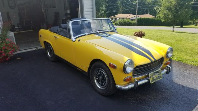 1971 MG Midget convertible 36700 original miles runs great 1971 MG Midget