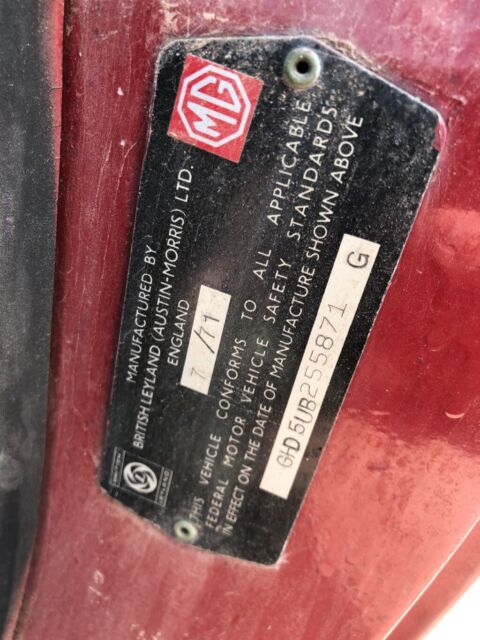 1971 MG MGB GT - photo 12